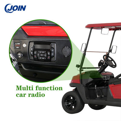 Xe golf không thấm nước Radio Stereo Xe điện Buggy Đen ODM