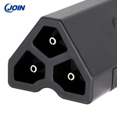Phụ kiện xe golf 0,2kg Ổ cắm cắm sạc 48V 3 chân Tay cầm hình tam giác
