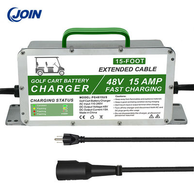 Xe golf di động Bộ sạc pin tích hợp Bộ sạc pin 48v 15a