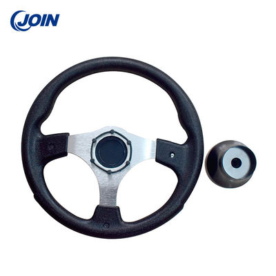 Tay lái có thể tháo rời PVC màu đen 12,5 inch cho Buggy Golf điện