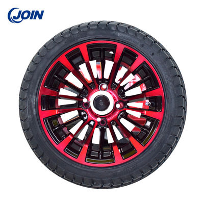215 / 35-12 Lốp xe điện chơi gôn màu đen Bánh xe bền 12in